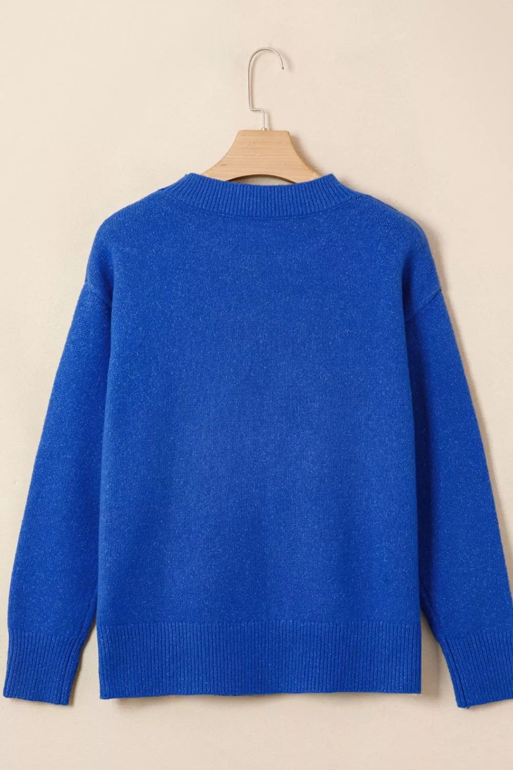Trendsi Duck Graphic Drop Shoulder Long Sleeve Sweater -