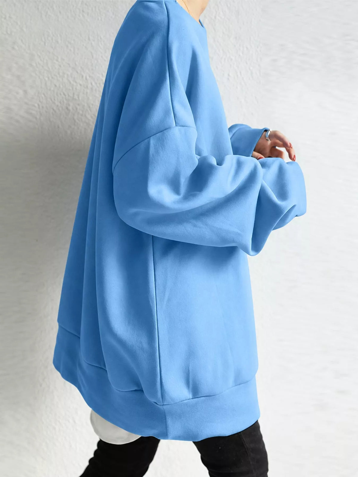 Light Blue relaxed sweatshirt