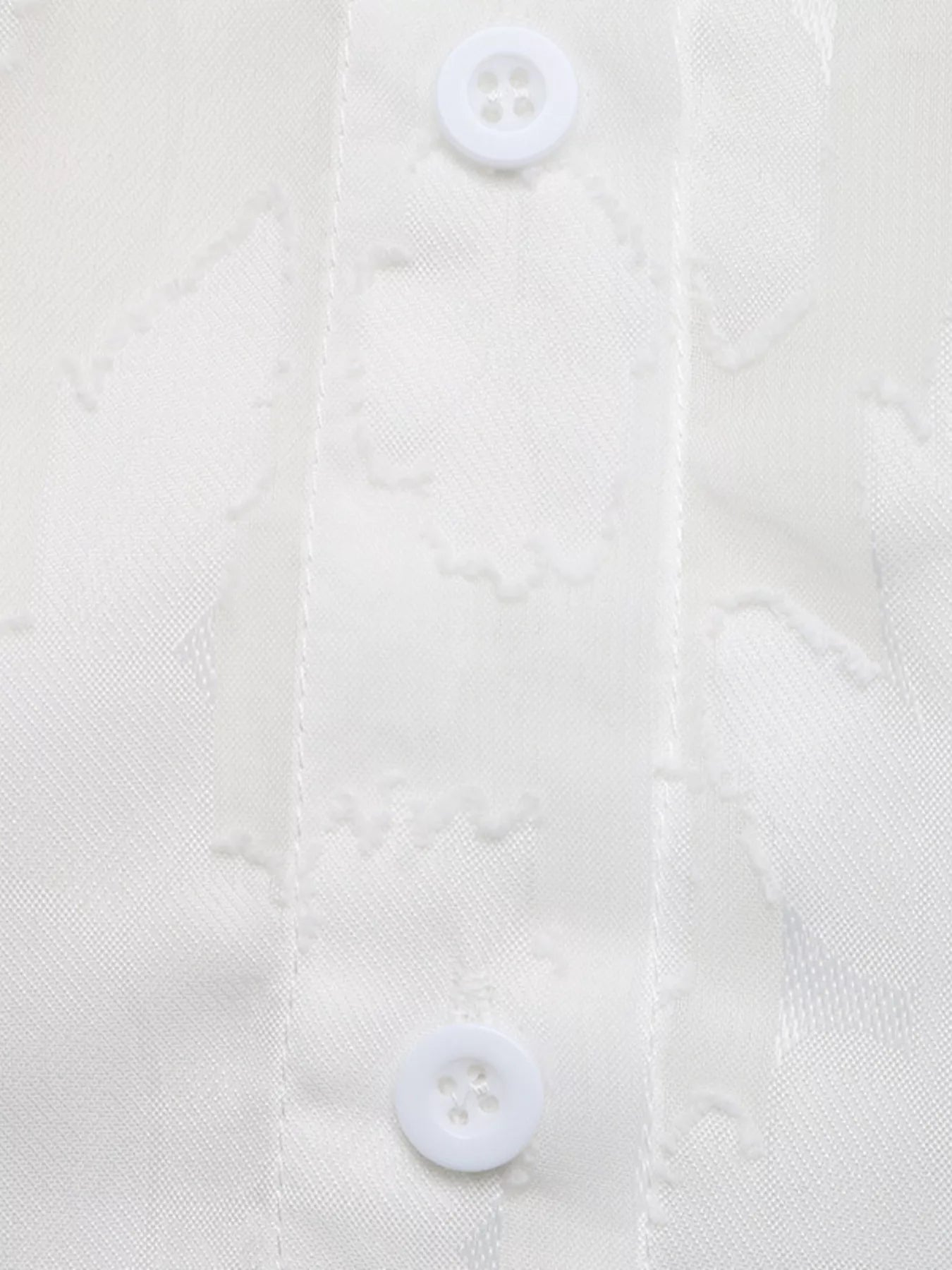 Trendsi Sheer Button-Down Shirt -