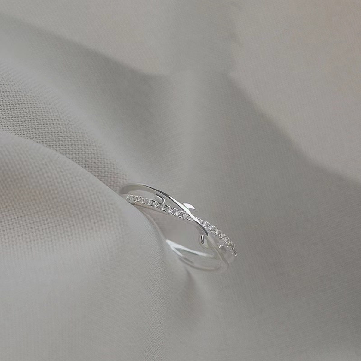Trendsi 925 Sterling Silver Open Ring -