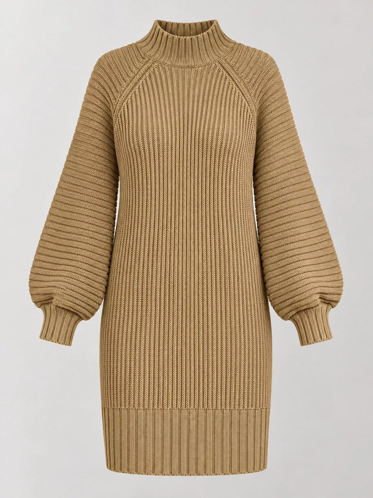 Long-sleeve mini dress, product view
