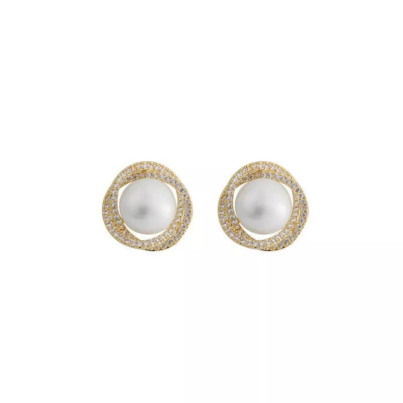 Trendsi Pearl Stud Earrings -
