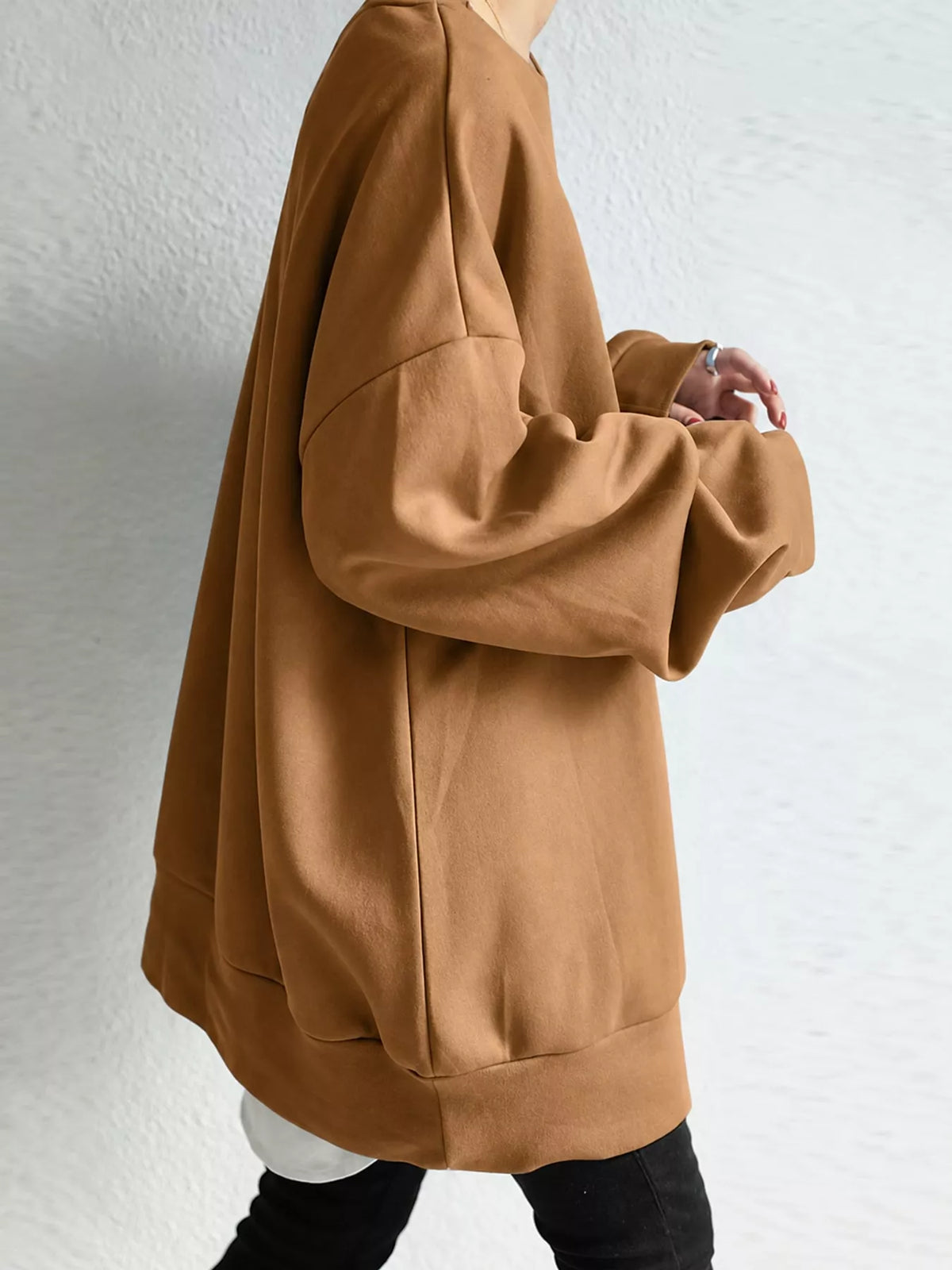 Brown relaxed sweatshirt