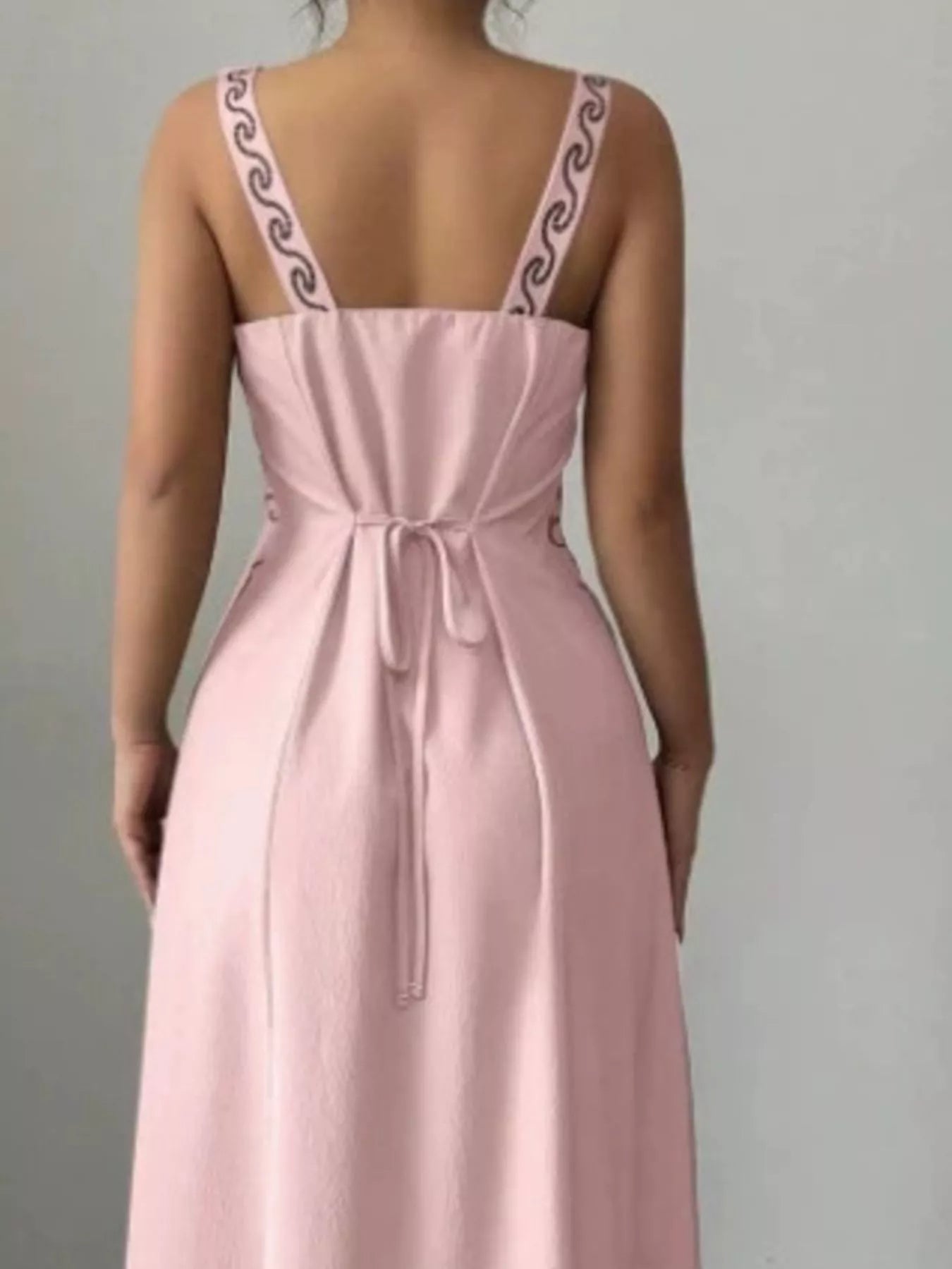 Trendsi Floral Sleeveless Maxi Dress with Side Slit -
