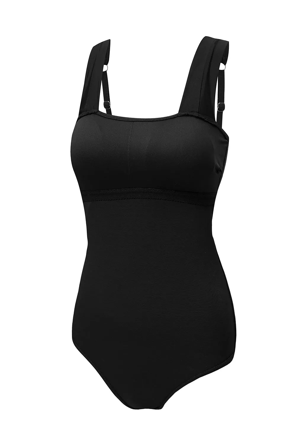 Trendsi Square Neck Ruched Tommy Control One Piece Swimsuit -