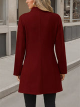 Trendsi Button Up Long Sleeve Coat -