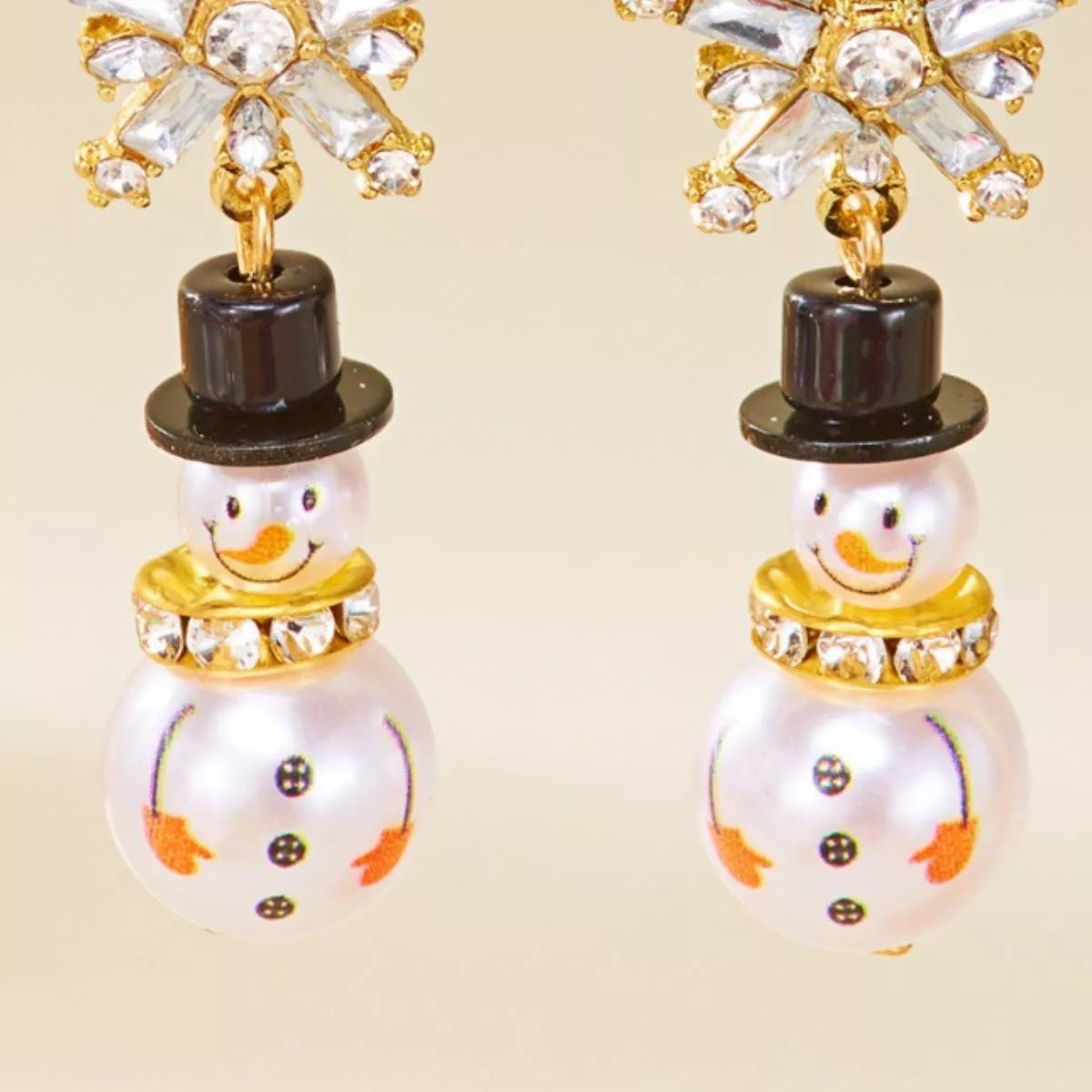 Trendsi Christmas Snowman Drop Earrings -