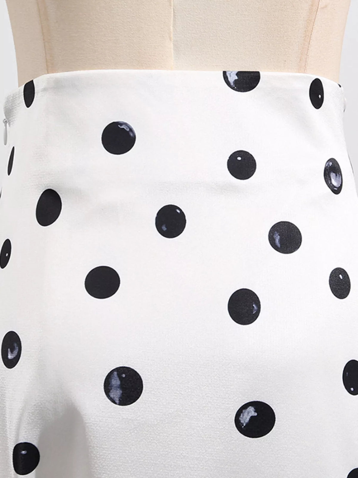 Trendsi Polka Dot Ruffle Skirt -