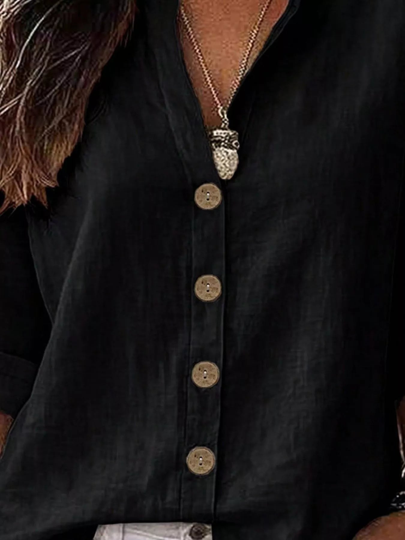 Trendsi Button Up Long Sleeve Shirt -