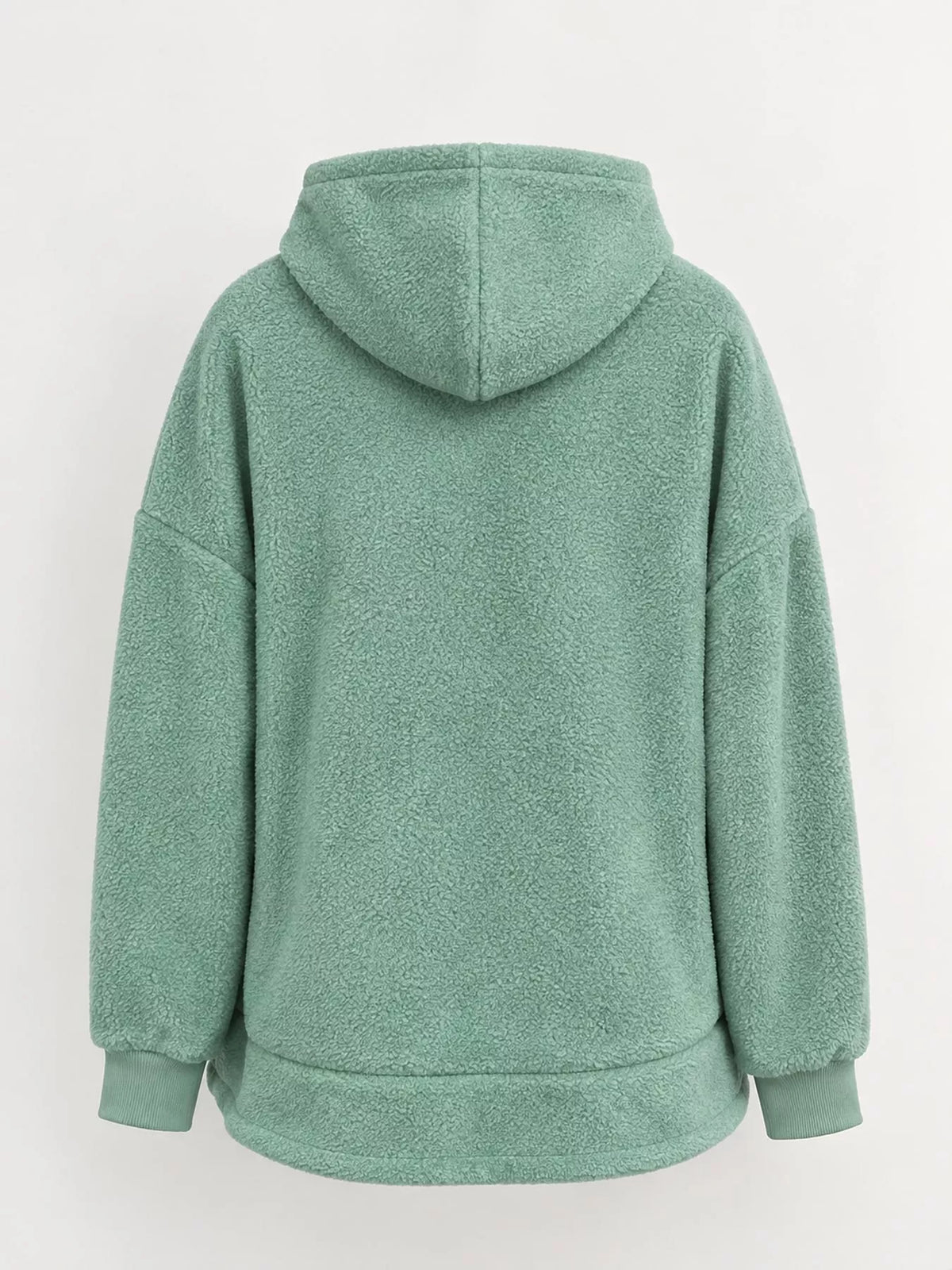 Pet-pouch hoodie, mint back