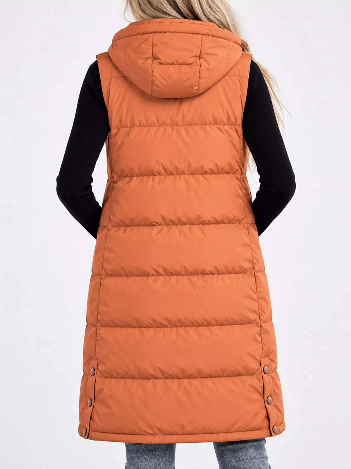 Sleeveless vest, back view