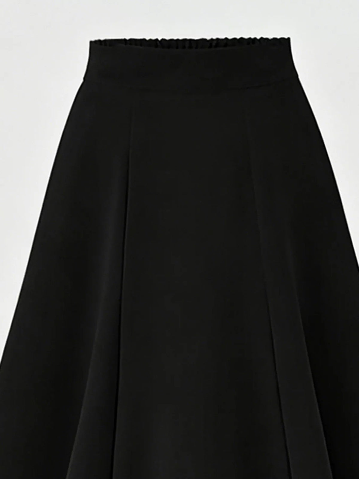 Trendsi A-Line Midi Skirt with Elastic Waistband -