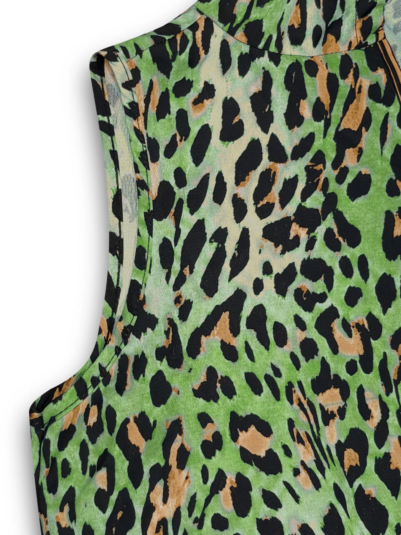 Trendsi Leopard Zip Front Hooded Dress -