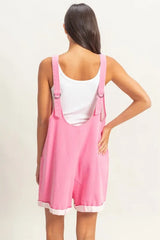 Trendsi HYFVE V-Neck Pocket Detail Romper -