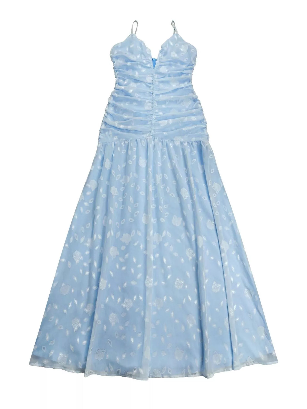 Trendsi Ruched Spaghetti Strap Maxi Dress -