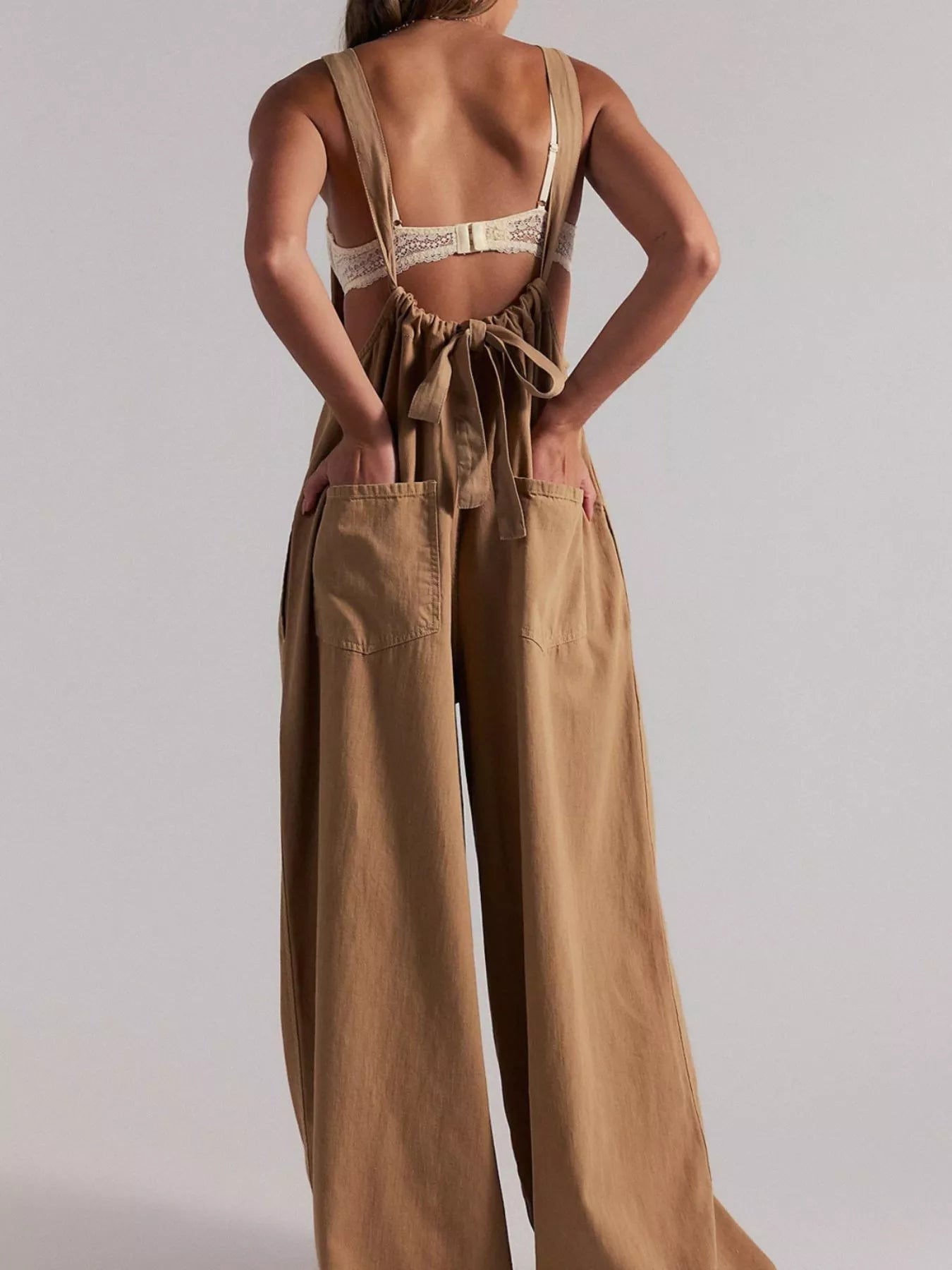 Trendsi Sleeveless Wide-Leg Jumpsuit -