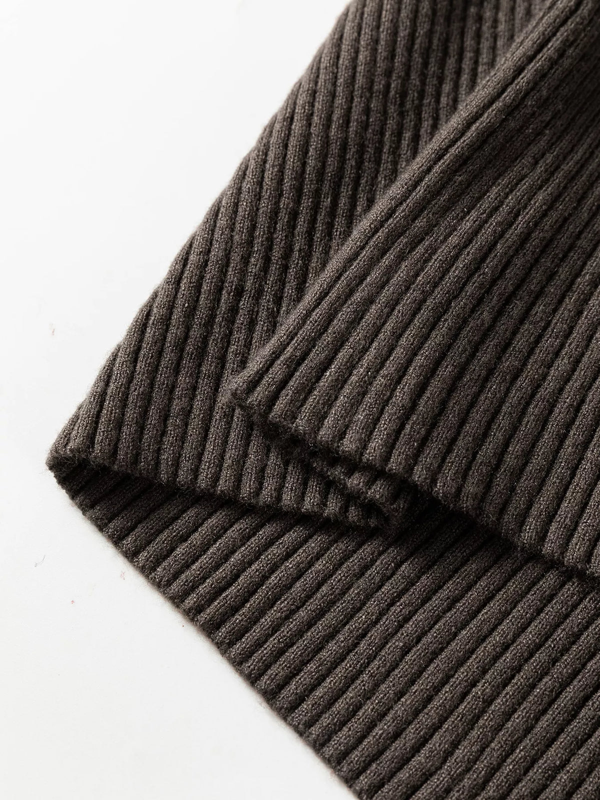 Trendsi Ribbed Knit High Neck Sleeveless Waist Slim Fit Sweater Vest -