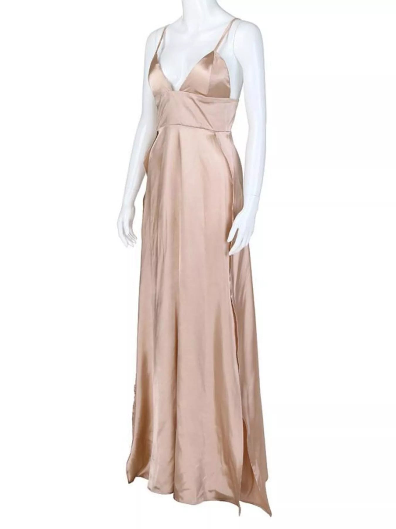 Trendsi High-Slit Spaghetti Strap Maxi Dress -