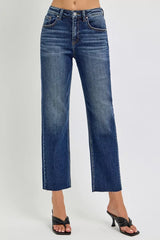 Trendsi RISEN High Rise Slim Barrel Jeans -
