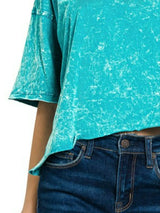 Trendsi Zenana Acid Crinkle-Washed Oversized T-Shirt -
