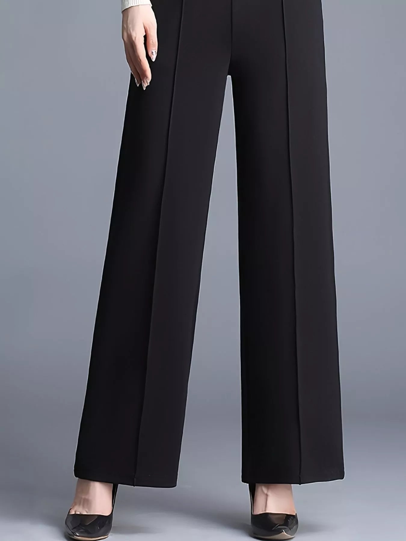 Trendsi High Waist Wide Leg Pants -