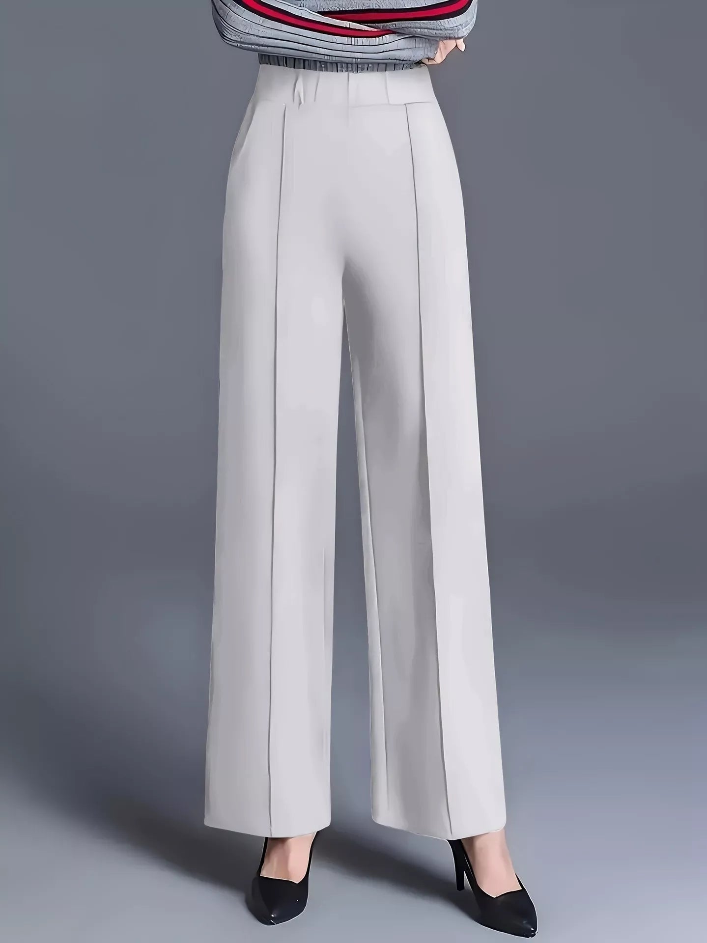 Trendsi High Waist Wide Leg Pants -