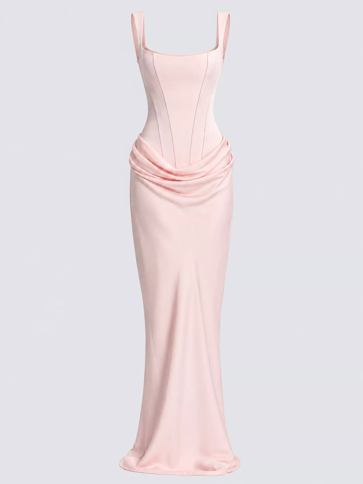 Square neck sleeveless maxi dress, product view