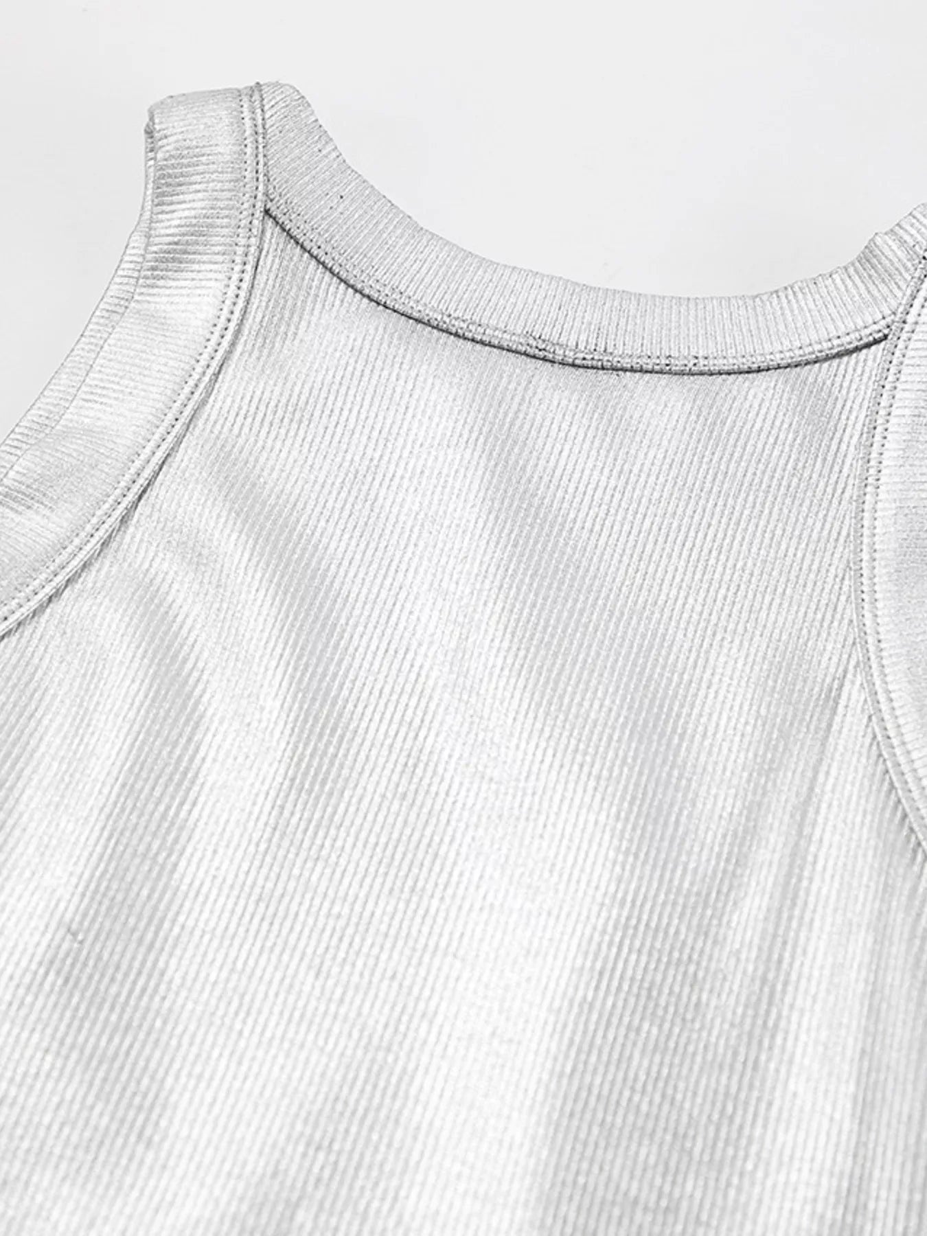Trendsi Ribbed Racerback Tank Top -