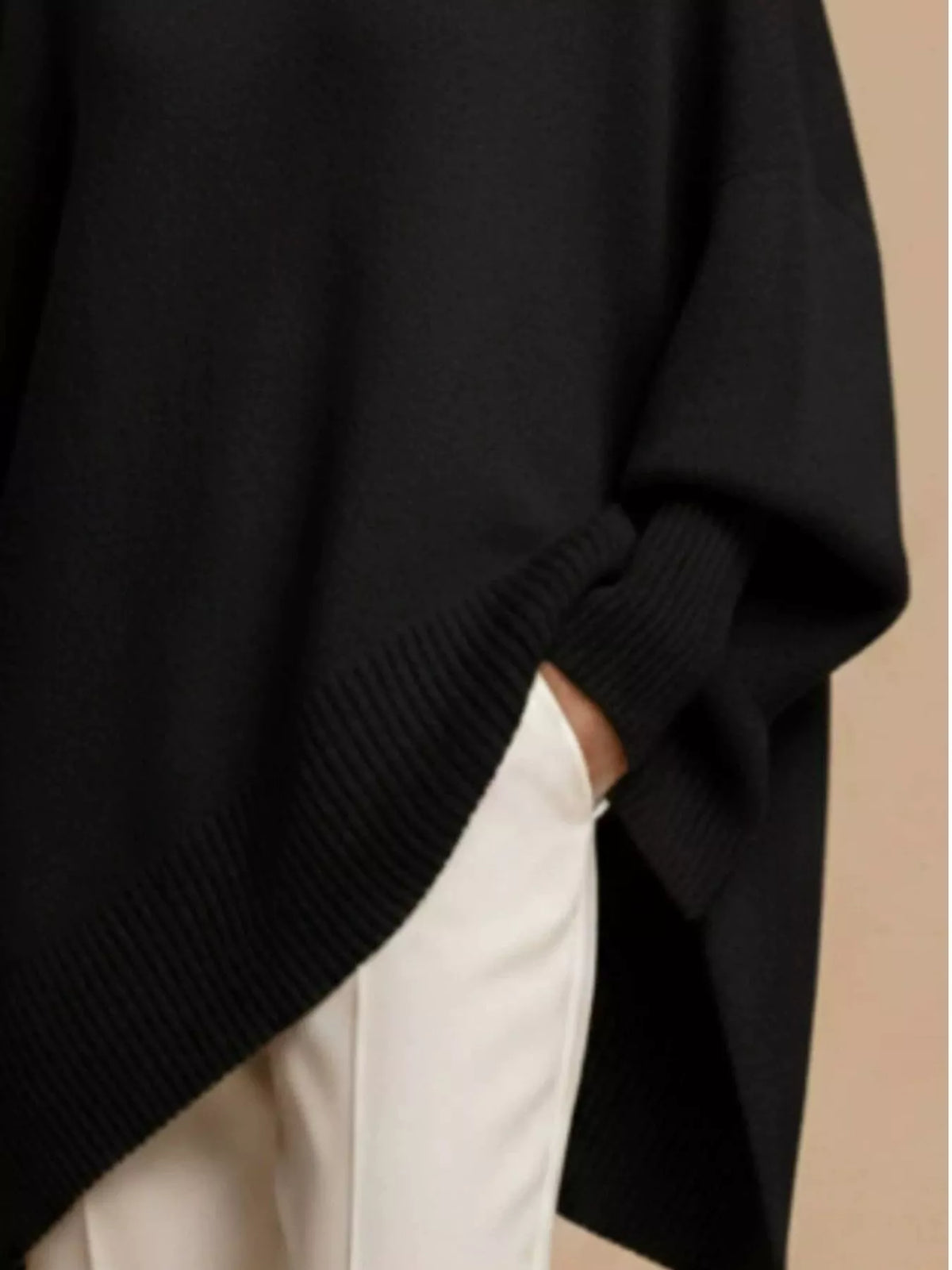 Trendsi Oversized Batwing Sleeve Sweater -