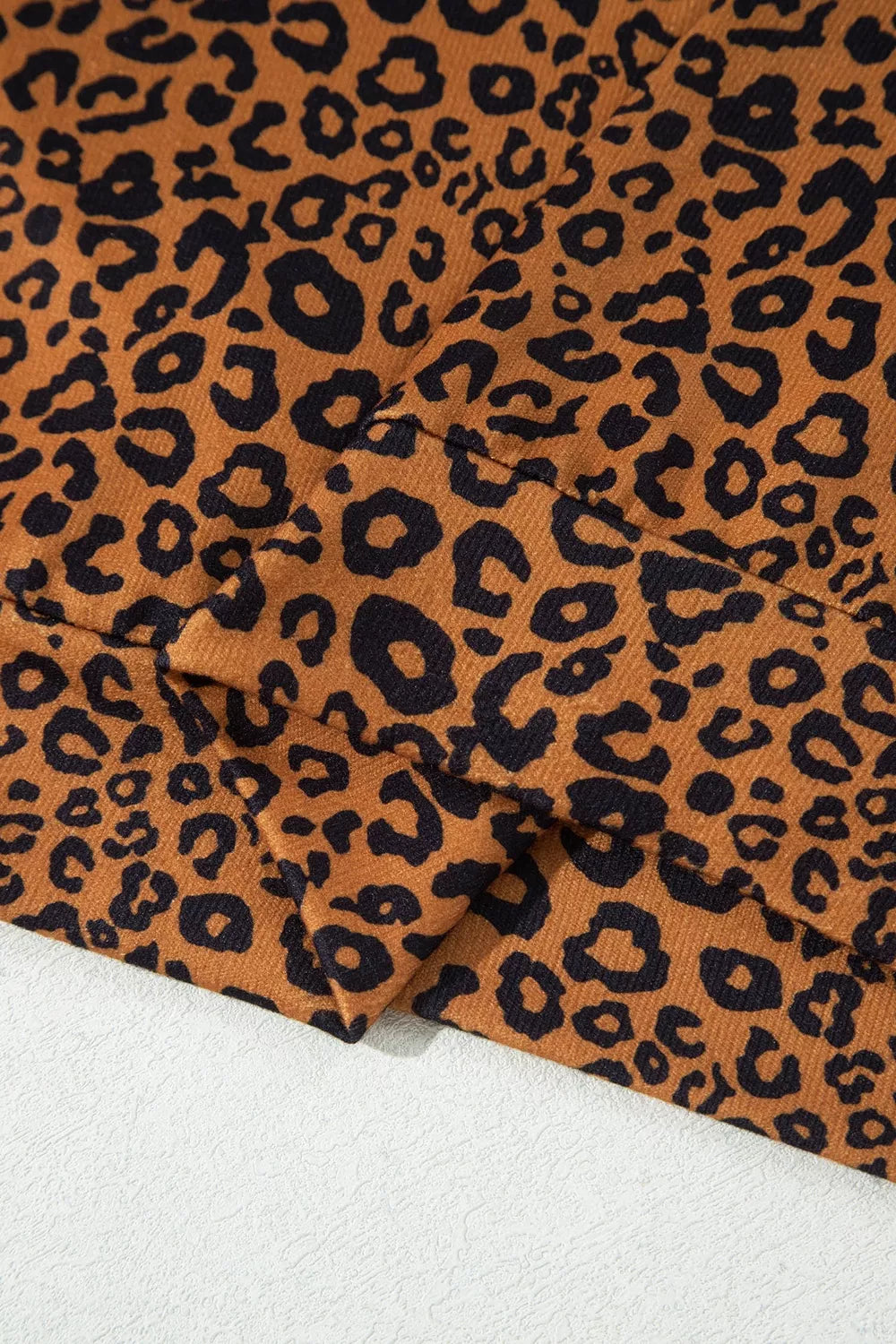 Trendsi Leopard Print Long Sleeve Top Relaxed Pant Set -