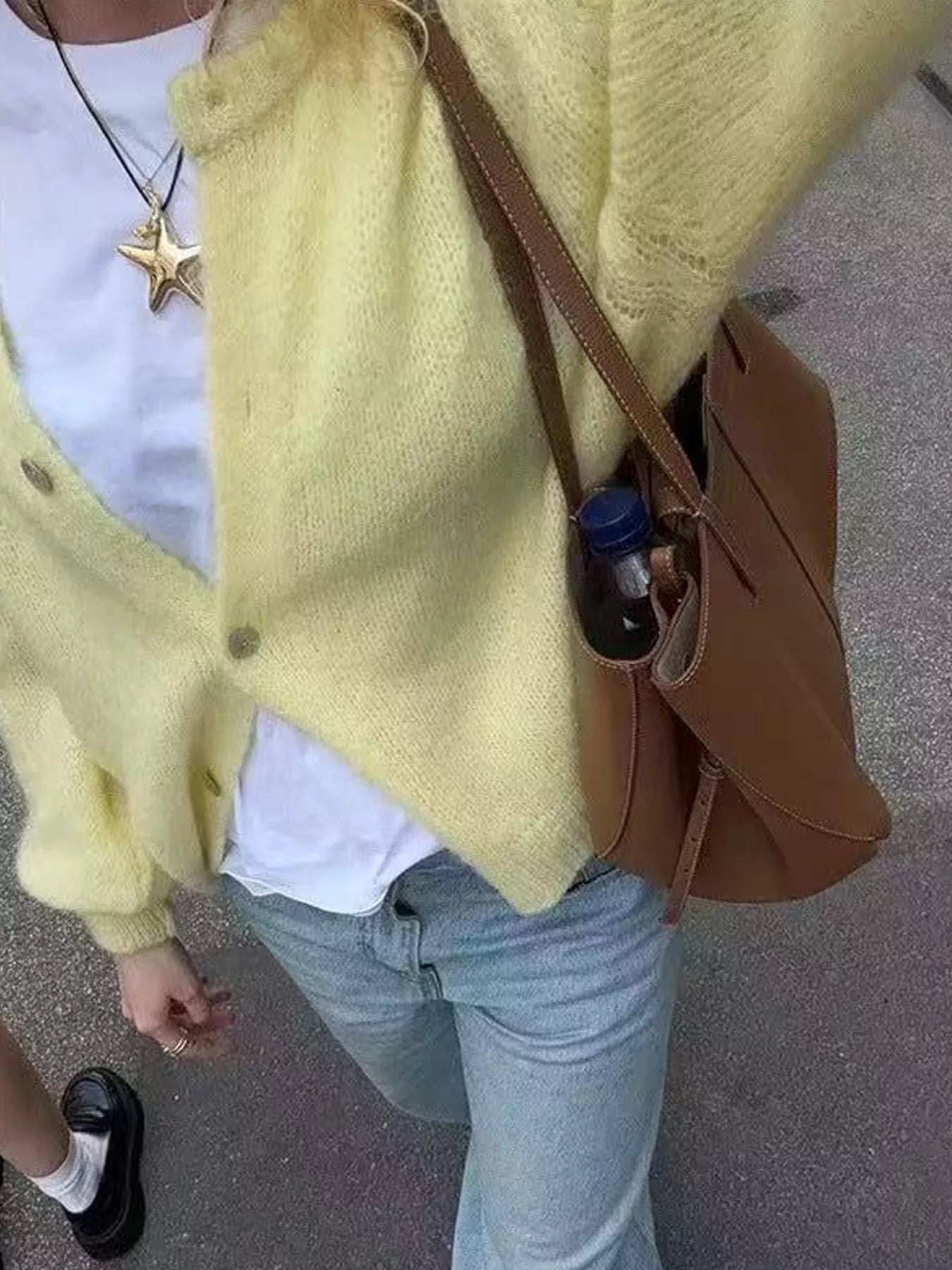 Trendsi Button Up Long Sleeve Cardigan -