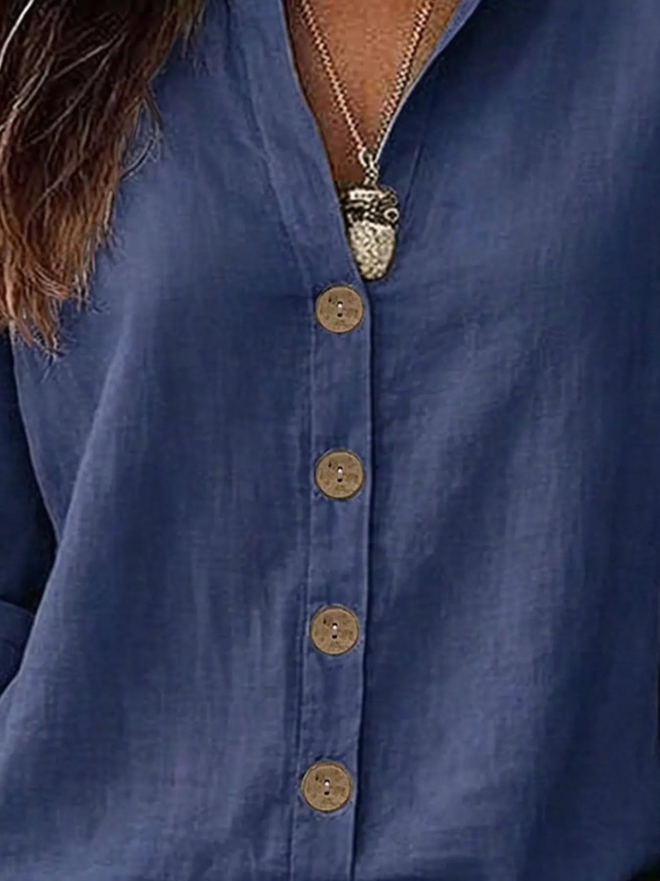 Trendsi Button Up Long Sleeve Shirt -
