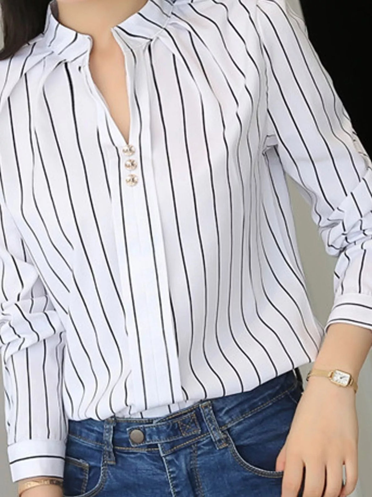 Split neck long sleeve shirt, construction and design details