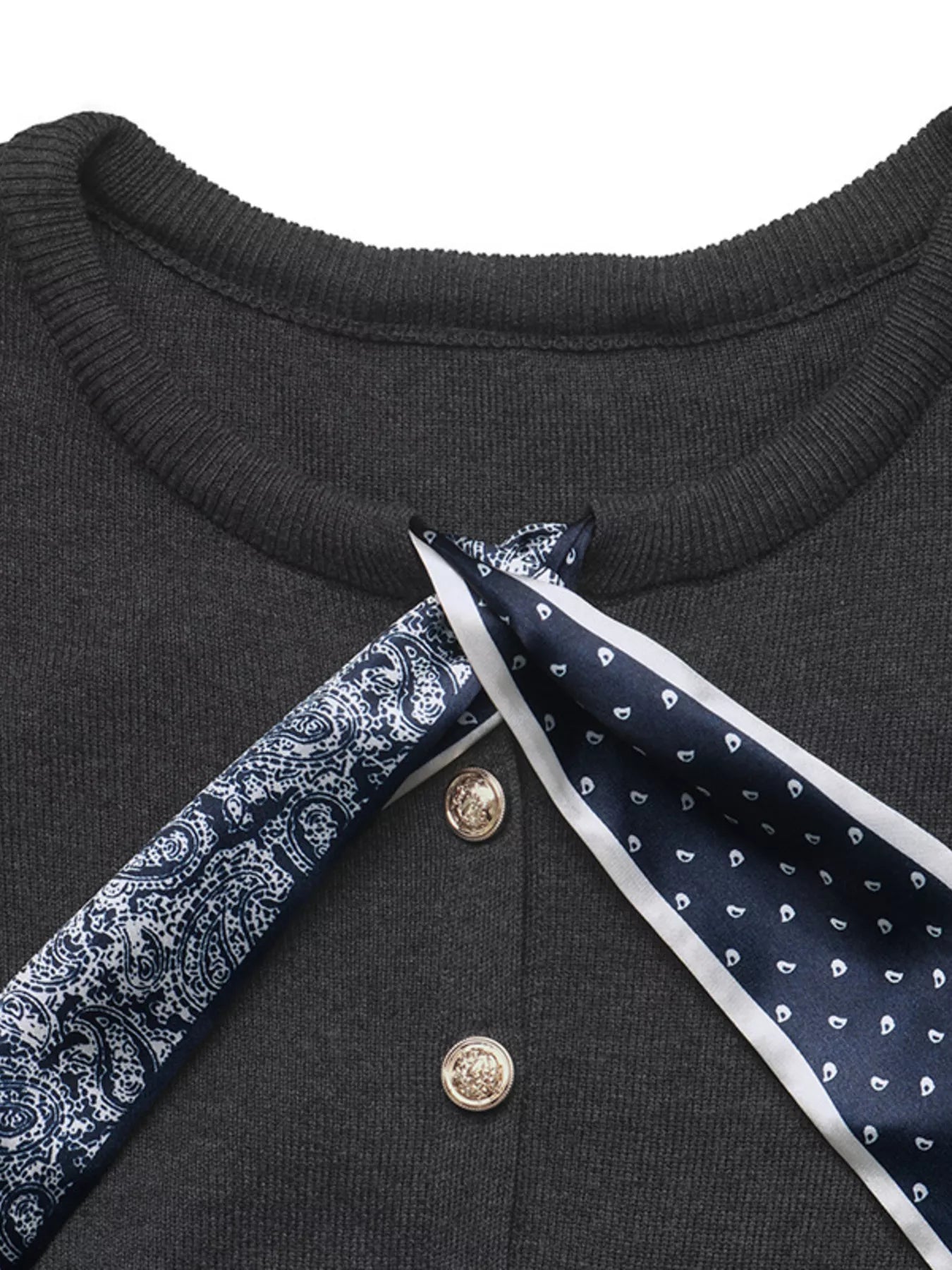 Trendsi Button-Down Knit Cardigan -