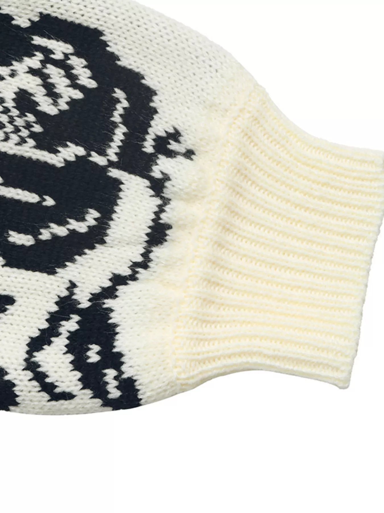 Trendsi Floral Dropped Shoulder Sweater -