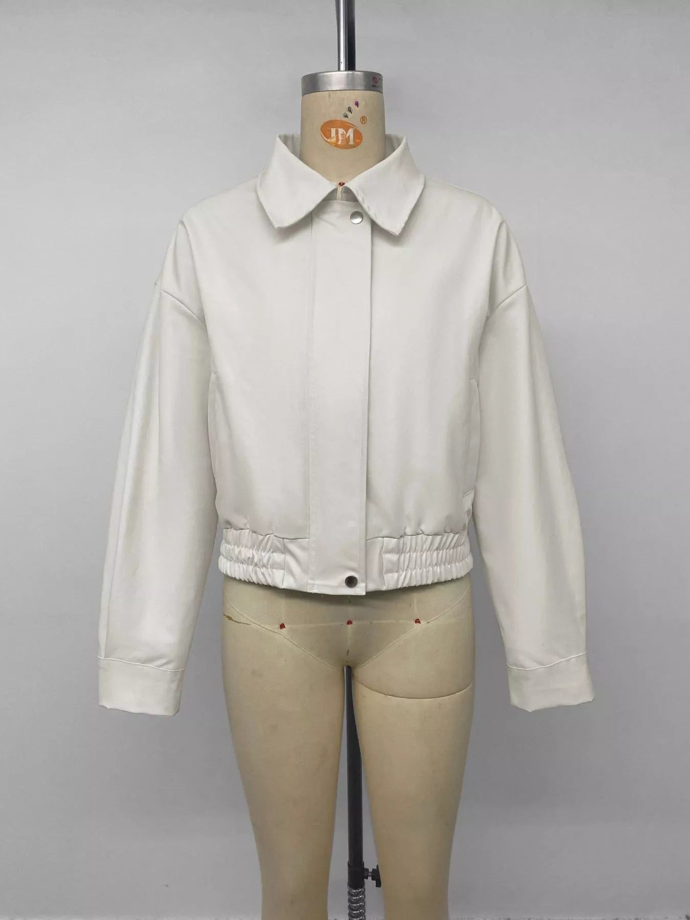 Trendsi Cropped Faux Leather Jacket - Outerwear