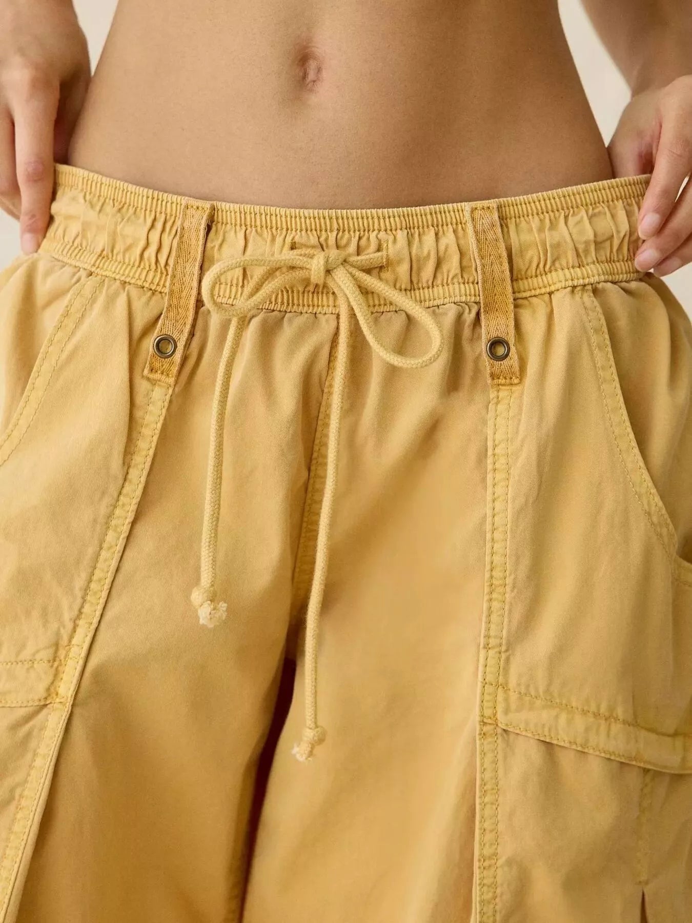 Trendsi High-Waisted Cargo Wide-Leg Pants -