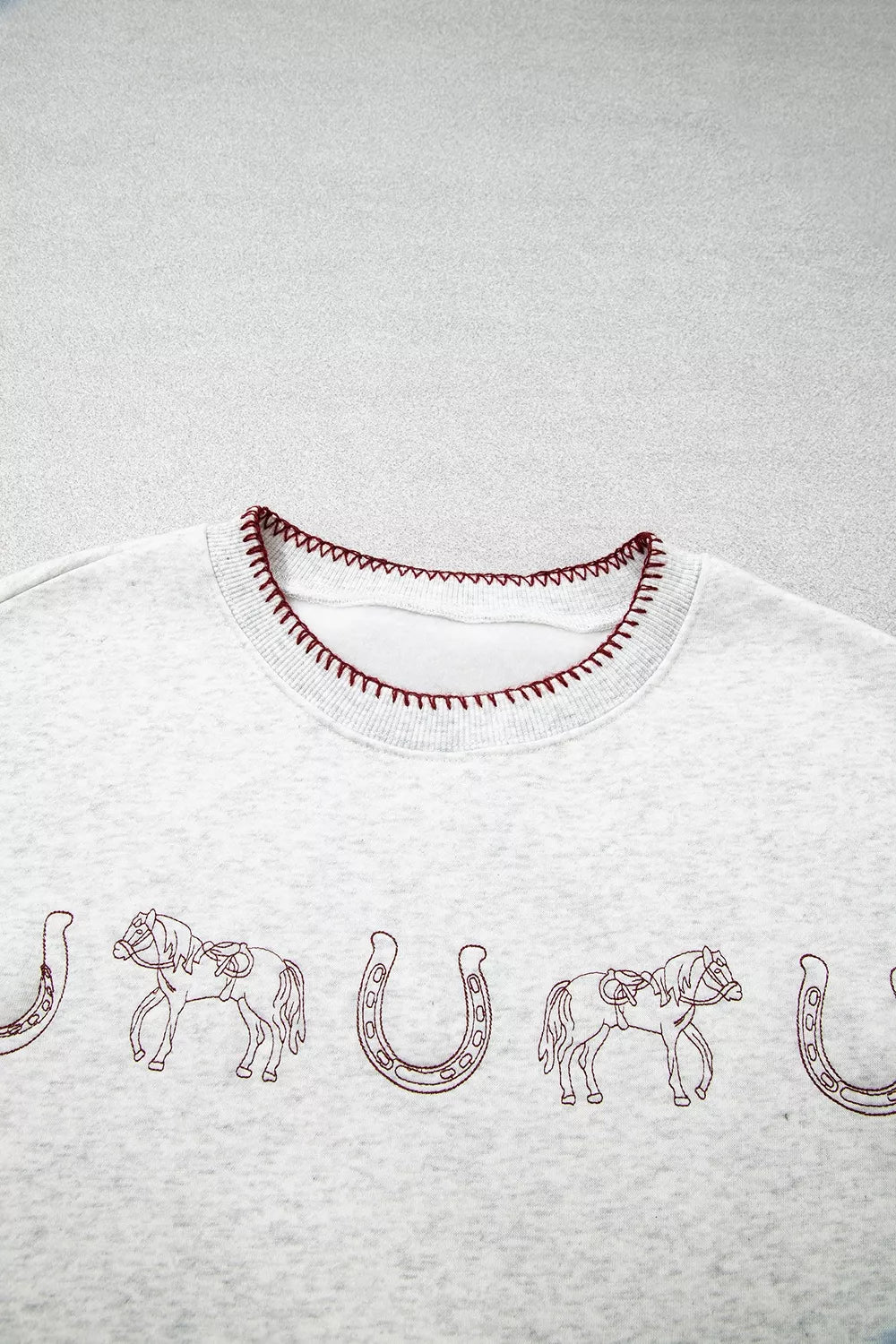 Trendsi Graphic Round Neck Casual Sweatshirt -