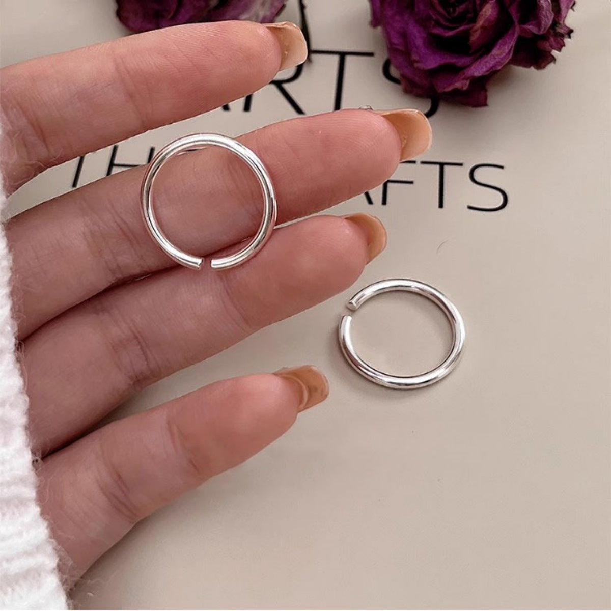 Trendsi 925 Sterling Silver Open Ring -