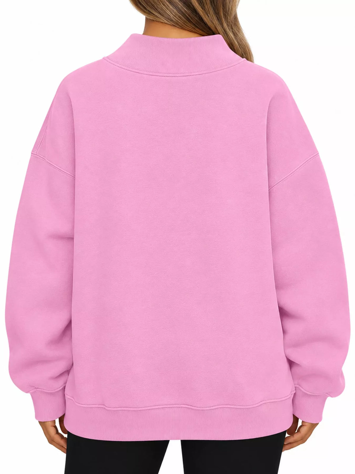 Oversized sweatshirt, pink back