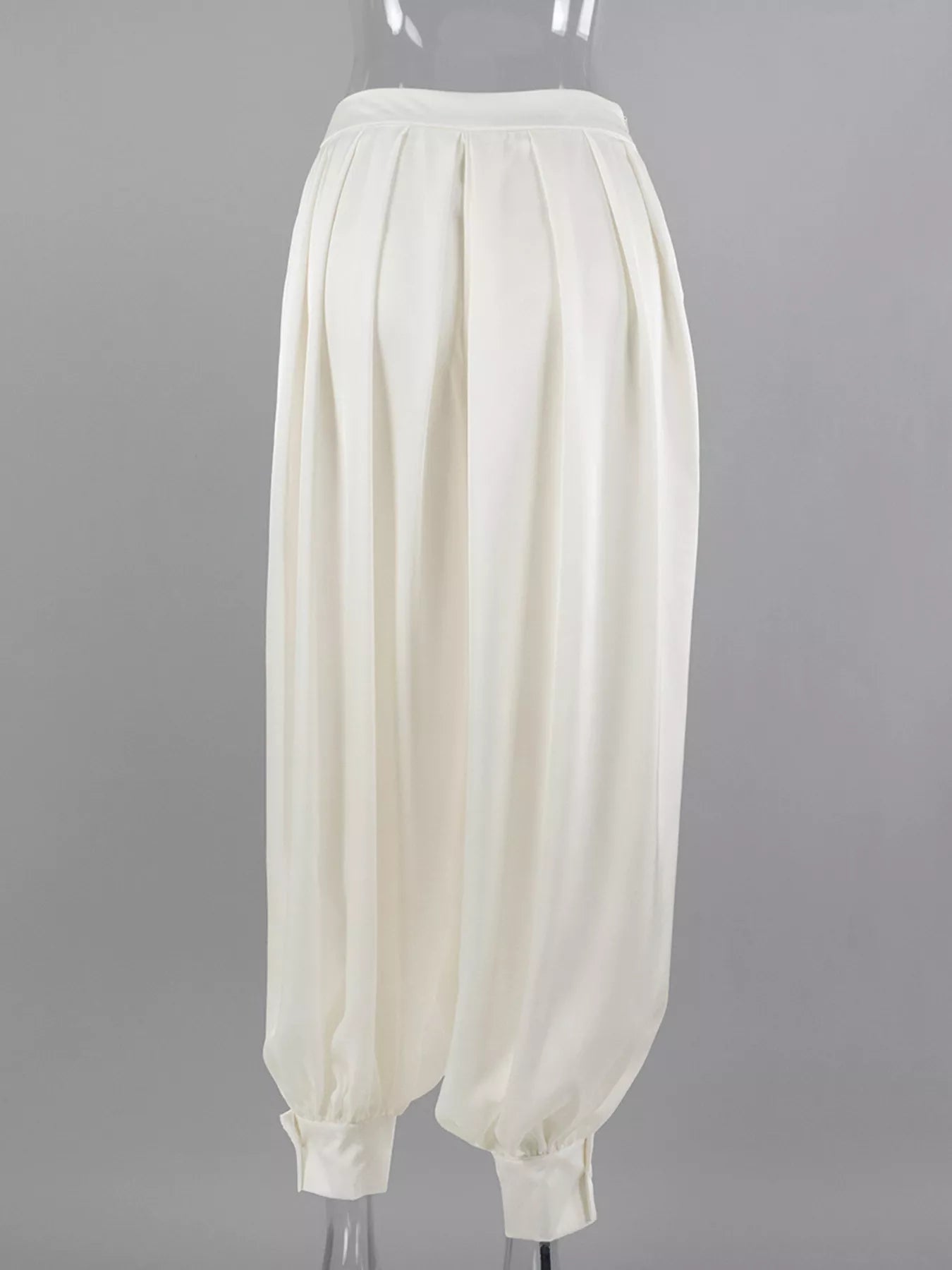 Trendsi High-Waisted Satin Balloon Pants -