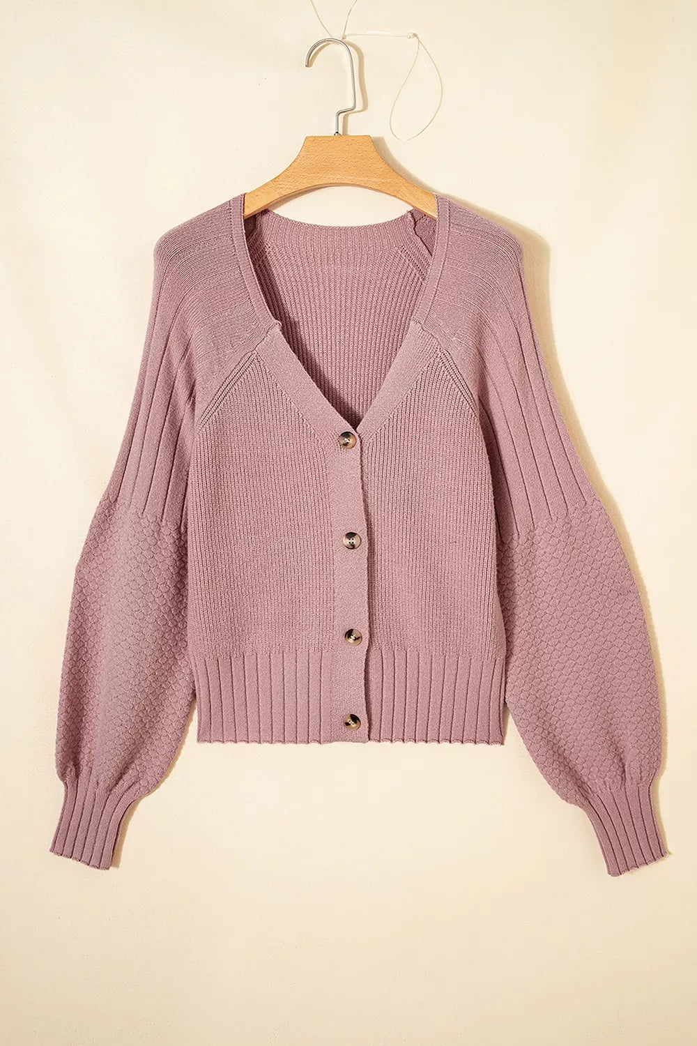 Trendsi V-Neck Button-Down Cardigan -