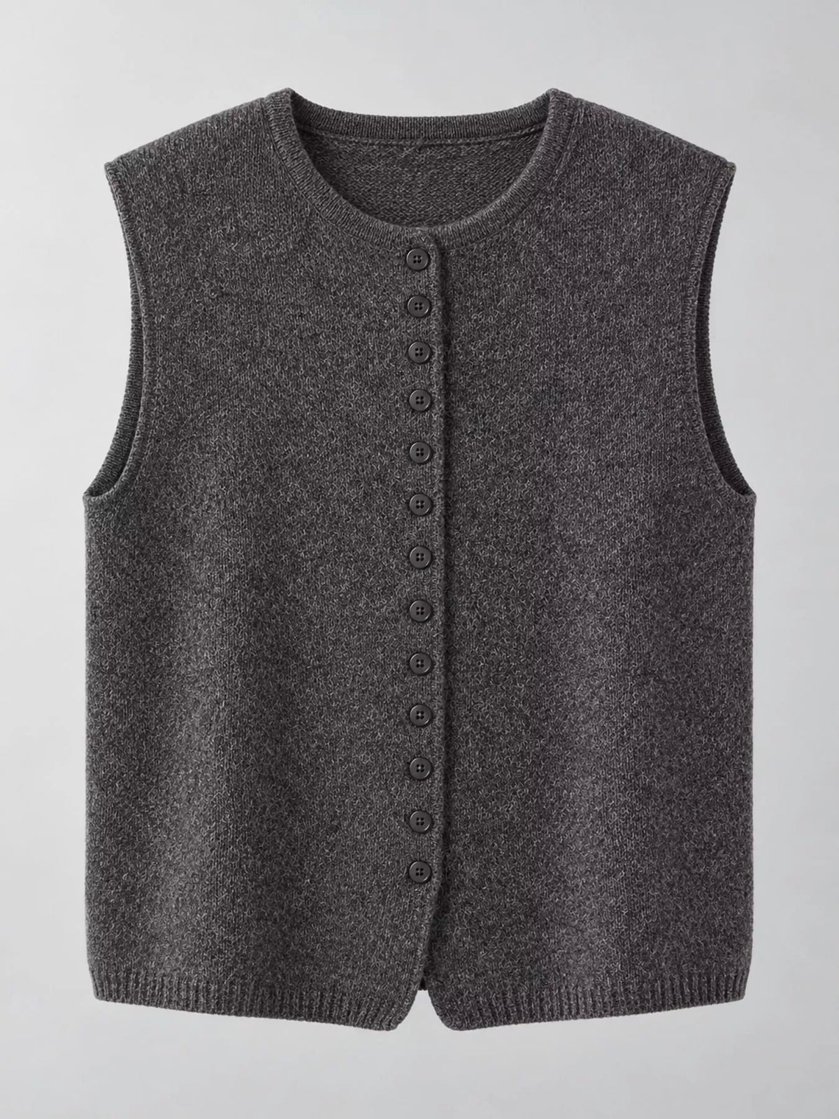 Sleeveless sweater vest, product view