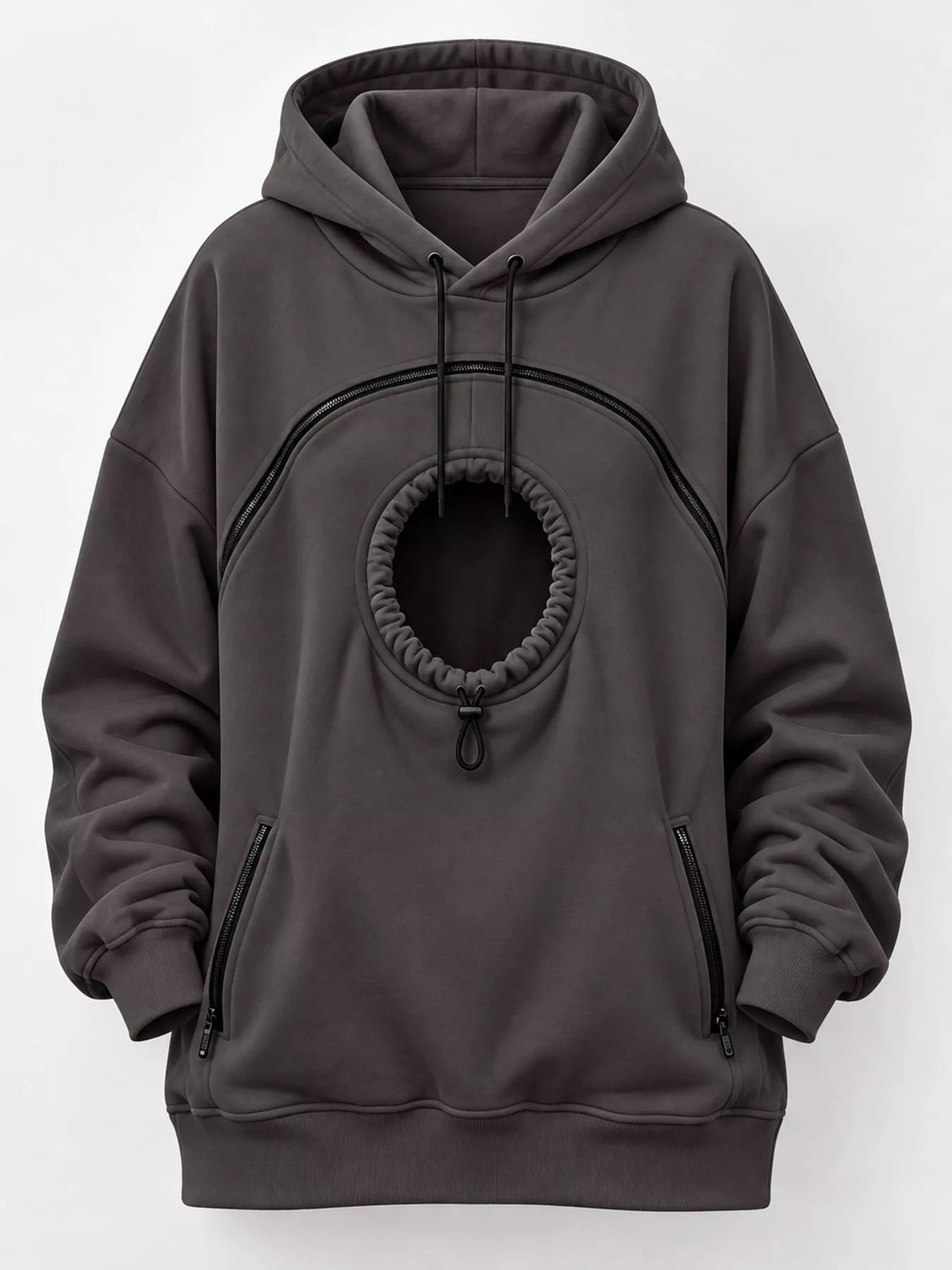 Long-sleeve hoodie, product view