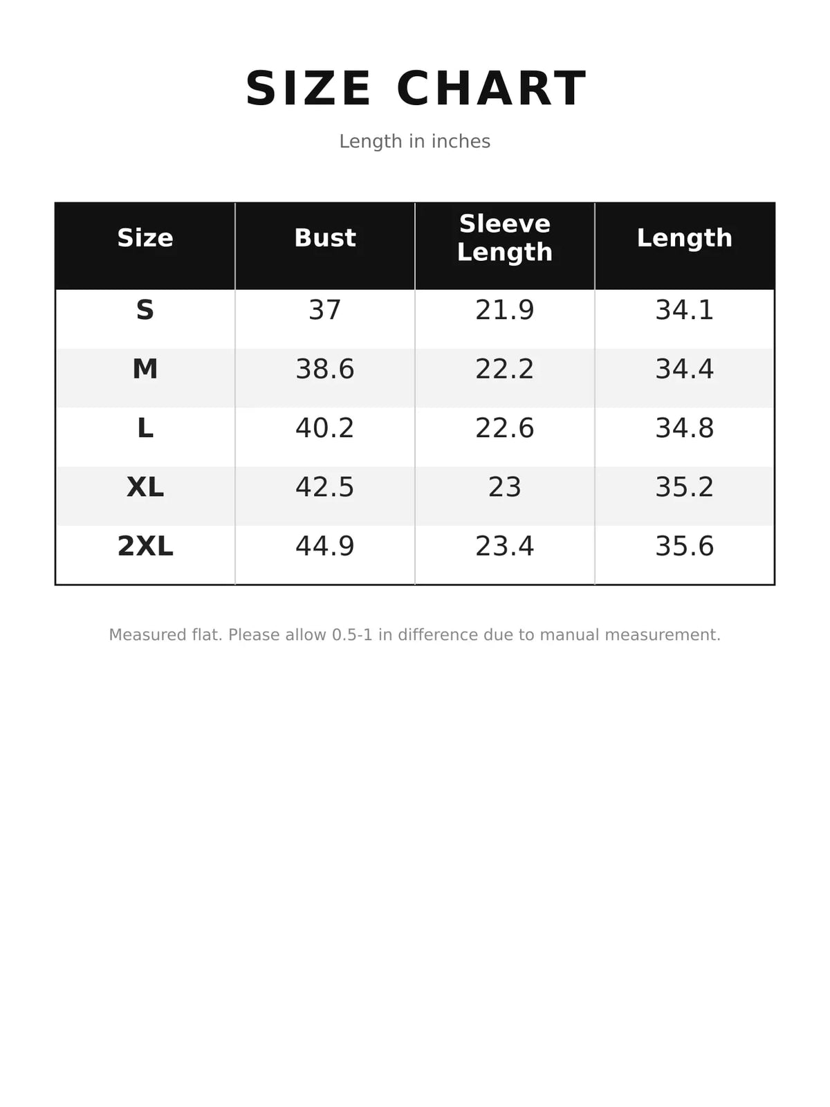 Size chart for floral lapels and cuffs velvet blazer