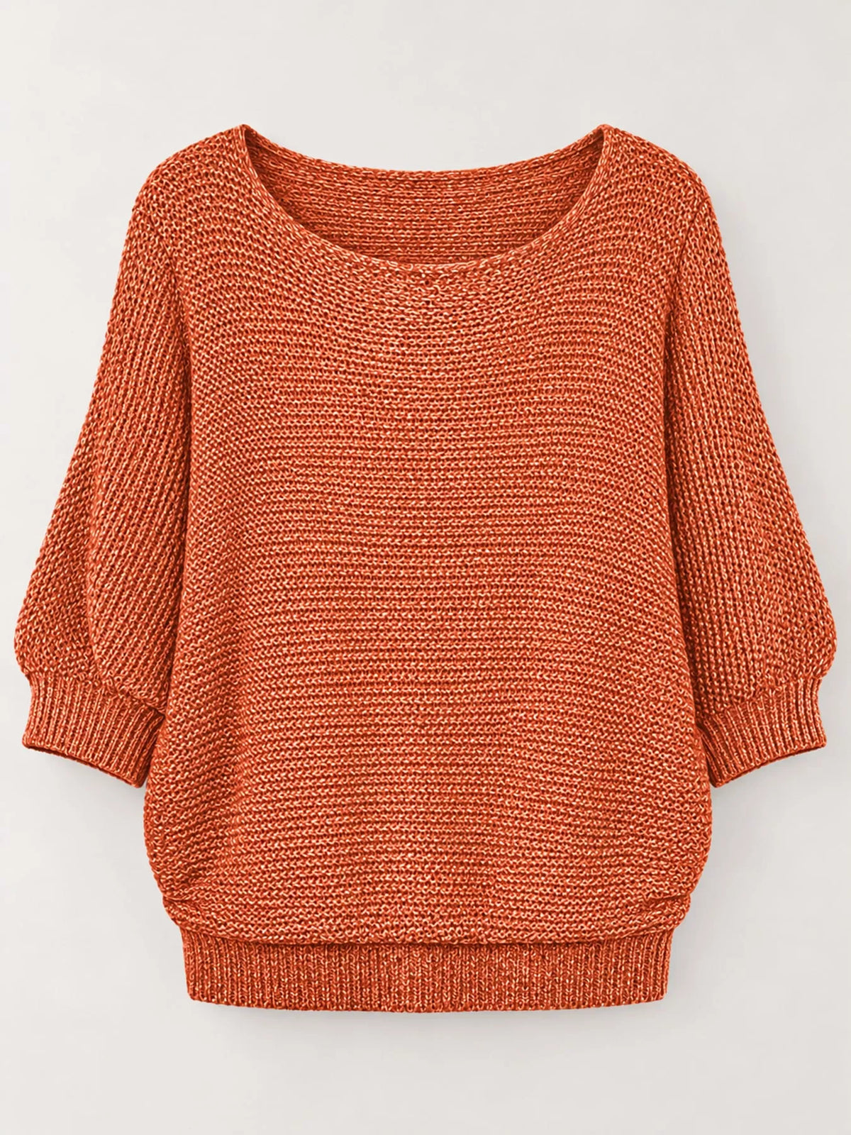 Three-quarter sleeve sweater, product view
