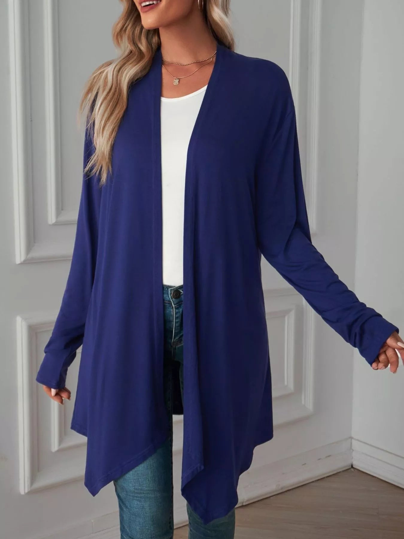 Trendsi Lightweight Open Front Cardigan -