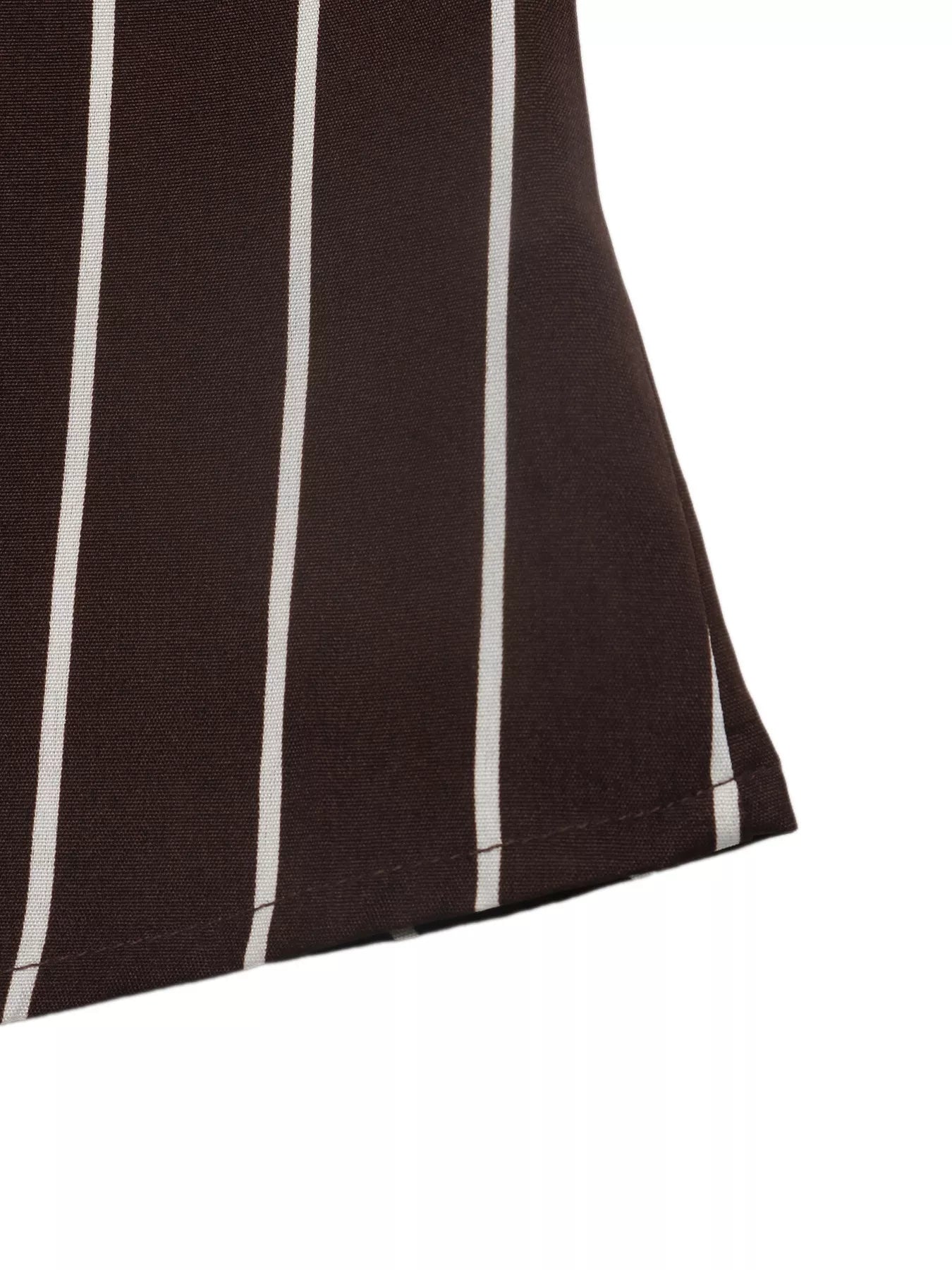 Trendsi Striped Long Sleeve Belted Shirt Dress -