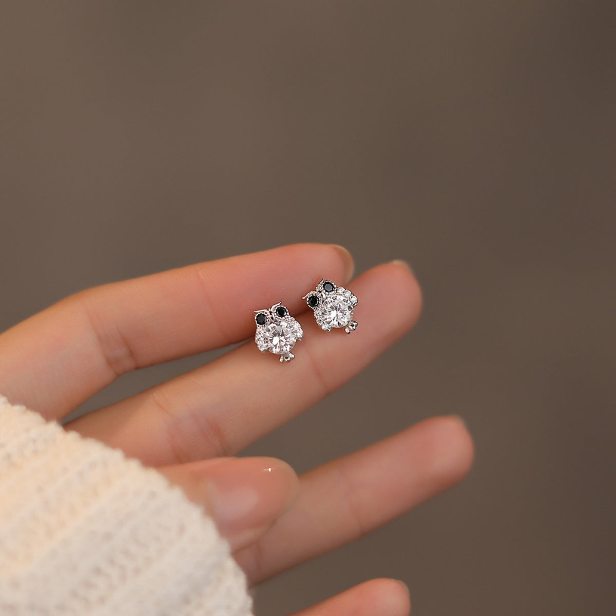 Trendsi Owl Stud Earrings -