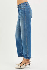 Trendsi RISEN Slouchy Cropped Barrel Jeans -